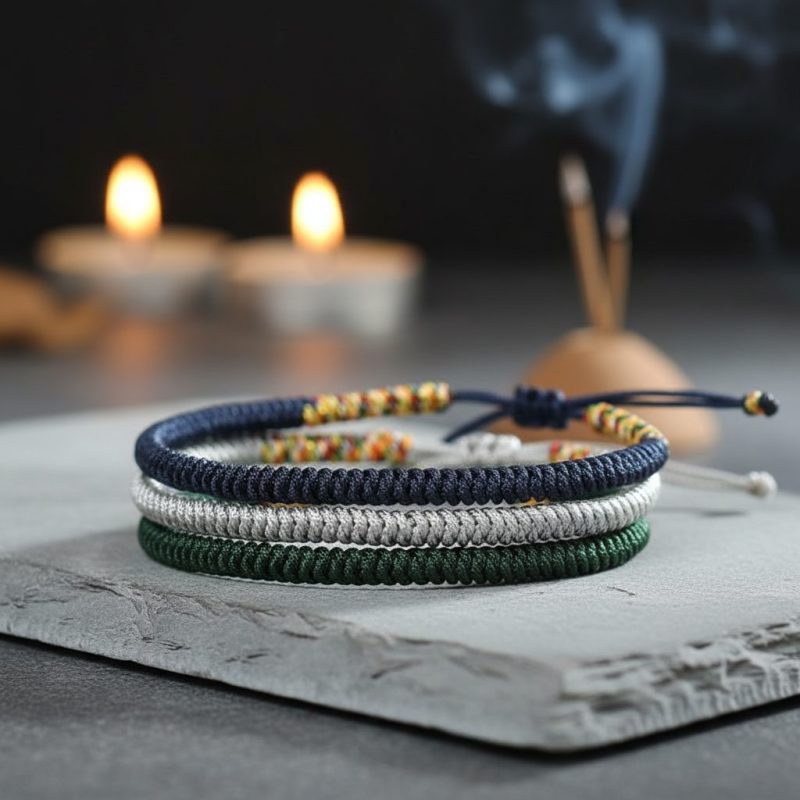 Tibetan Handmade Knot Bracelets - Peace & Harmony - Professional Photo