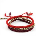 Tibetan Buddhist Knot Lucky Rope Bracelet - Professional Photo