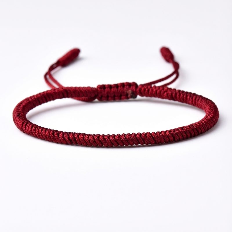 Tibetan Buddhist Knot Lucky Rope Bracelet - Professional Photo
