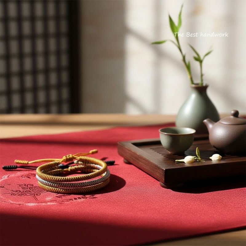 Tibetan Handmade Knot Bracelets - Attract Wisdom - Professional Photo