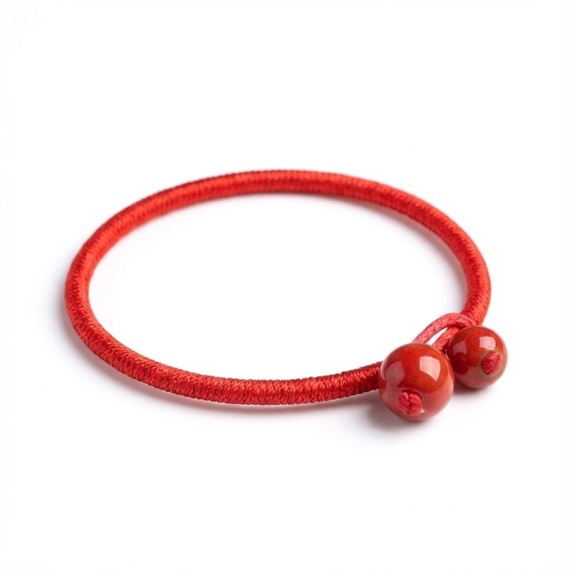 Original Tibetan Lucky Red String - Professional Photo
