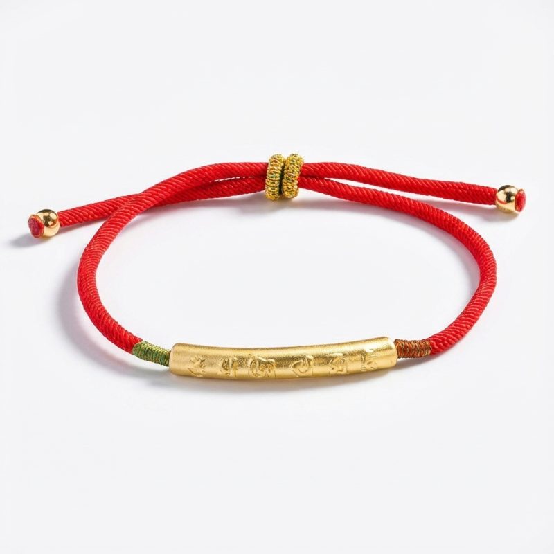 tibetan-red-string-bracelet-for-luck-protection-image-1-1767071228245.jpg Tibetan Red String Bracelet - Buddhist Lucky Charm - Professional Photo
