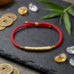 Tibetan Red String Bracelet - Buddhist Lucky Charm - Professional Photo