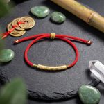 Tibetan Red String Bracelet - Buddhist Lucky Charm - Professional Photo