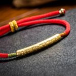 Tibetan Red String Bracelet - Buddhist Lucky Charm - Professional Photo