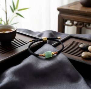 Tibetan String Aventurine Bracelet - Handmade - Professional Photo