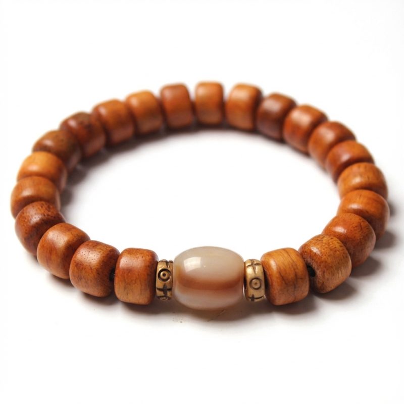 Tibetan Guardian Spirit Natural Yak Bone Bracelet - Professional Photo