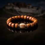 Tibetan Guardian Spirit Natural Yak Bone Bracelet - Professional Photo