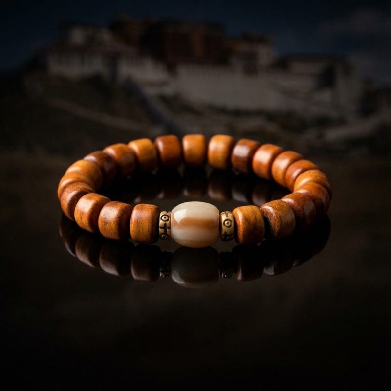 Tibetan Guardian Spirit Natural Yak Bone Bracelet - Professional Photo