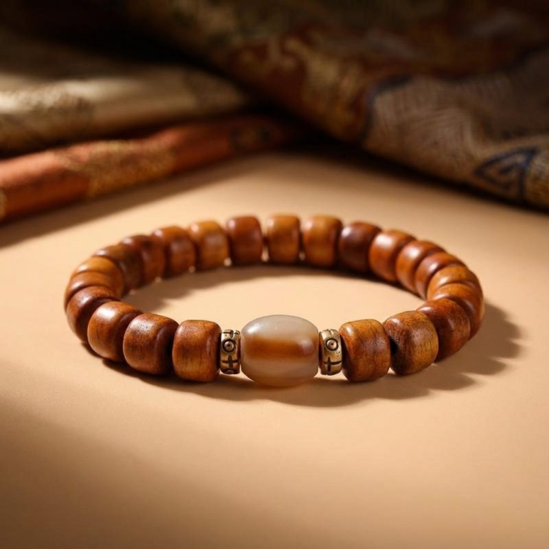 Tibetan Guardian Spirit Natural Yak Bone Bracelet - Professional Photo