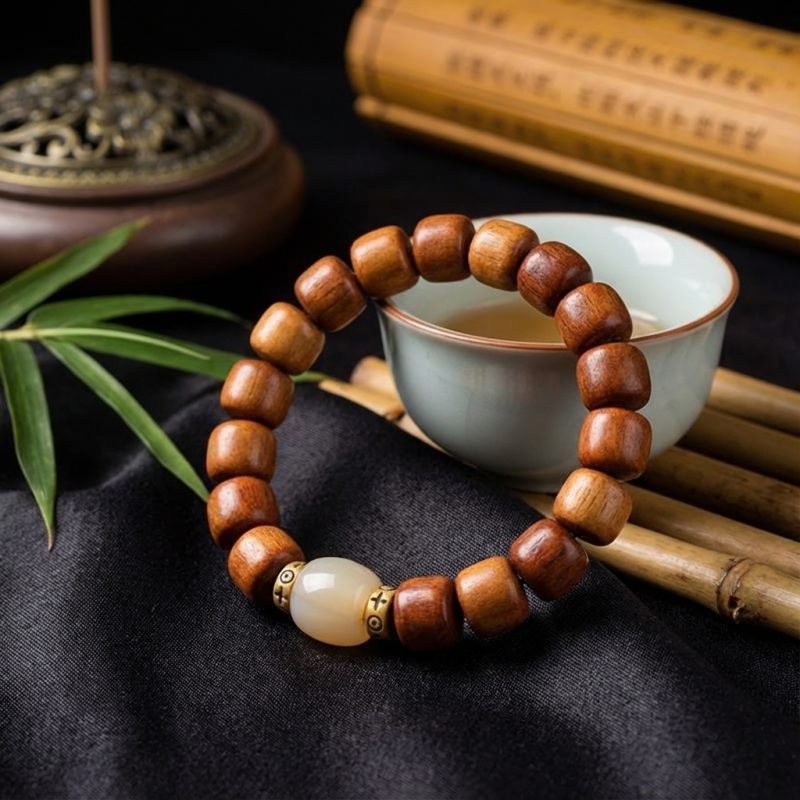 Tibetan Guardian Spirit Natural Yak Bone Bracelet - Professional Photo