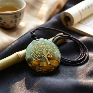 Tree of Life Orgonite Necklace - Energy Protection - Professional Photo
