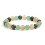 Triple Prosperity Bracelet - Citrine, Green Aventurine, Turquoise - Professional Photo