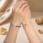 White Agate Fu Couple Bracelets - Give the Gift of Luck - Professional Photo